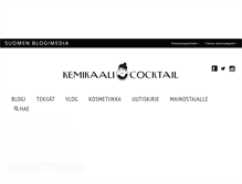 Tablet Screenshot of kemikaalicocktail.fi